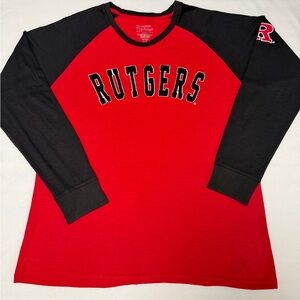 Campus Heritage Red and Black Long Sleeve Tee